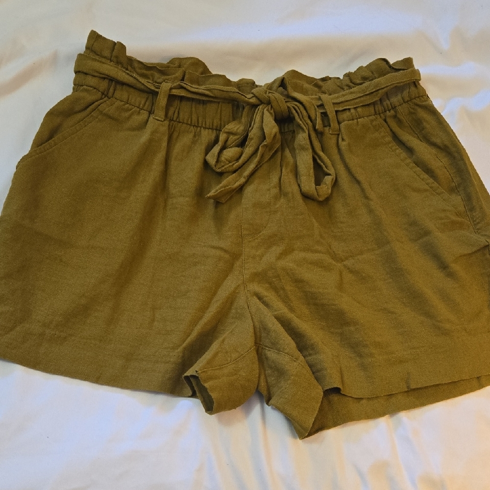 Old Navy High Waist Green Shorts